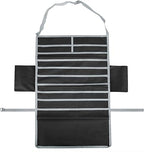 Multiple Pockets School Desk Side Books Organizer Hanging Bag Oxford Reinforced Desk Organiser Storage Bag for Home Office Classroom Magazine Files Papers Holders Bag with Pens Bottle Holder Pouch
