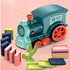 Electric Domino Train Set Automatic Laying Dominoes Brick Blocks - KidoKraze