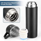 Stainless Steel Vacuum Flask & Extra Cups Set (500ml)