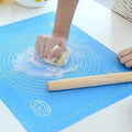 Silicon Rolling Dough Mat Non Slip Non Stick Reuseable Baking Mat 40cm x 50cm Kneading Dough Pad for Pastry Fondant Chapati Rolling Mat Roti Mat with Measurements