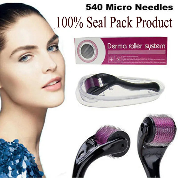 High Quality Derma Roller 0.5 Mm Hair Regrowth Beard Growth Anti Hair Loss Treatment Thinning
