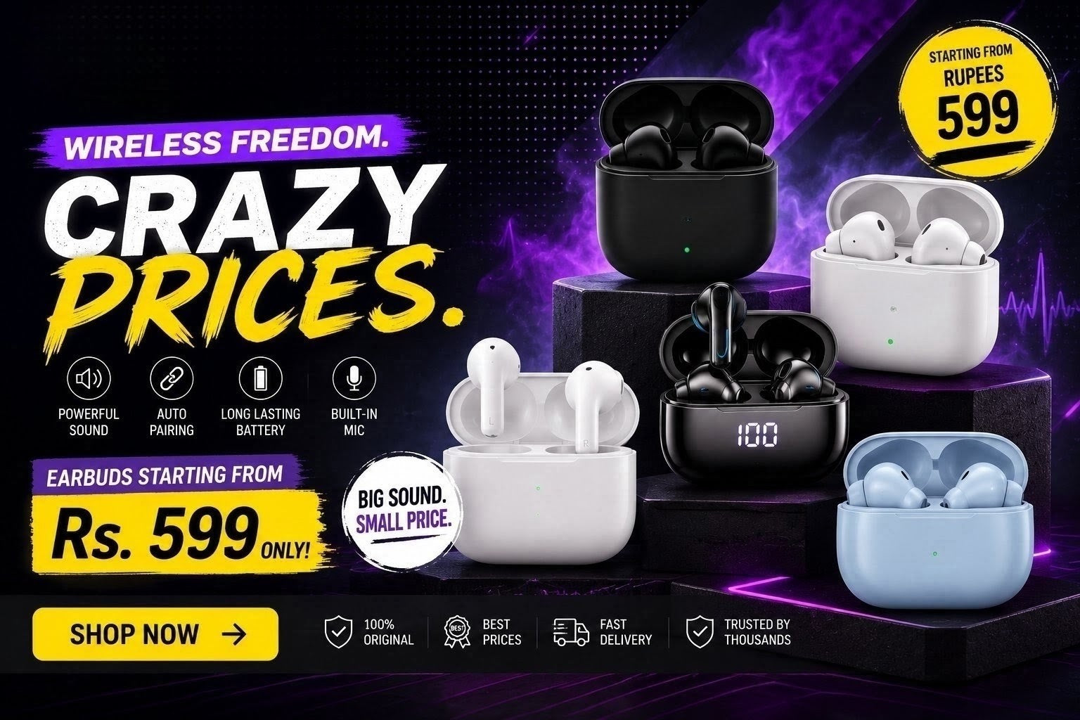Earbuds in price Pakistan