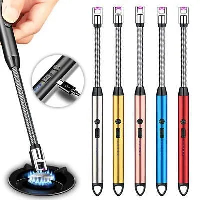 Rechargeable Elecrtric Kitchen Lighter - Stove Long Neck Arc 360Ãƒâ€šÃ‚Â° Flexible Lighter - Upgraded USB Electric Lighter not needed Gas - Orignal Best Quality Flameless Lighter for Stove / Candles / Grill / BBQ / Camping (Multicolour)