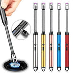 Rechargeable Elecrtric Kitchen Lighter - Stove Long Neck Arc 360Ãƒâ€šÃ‚Â° Flexible Lighter - Upgraded USB Electric Lighter not needed Gas - Orignal Best Quality Flameless Lighter for Stove / Candles / Grill / BBQ / Camping (Multicolour)
