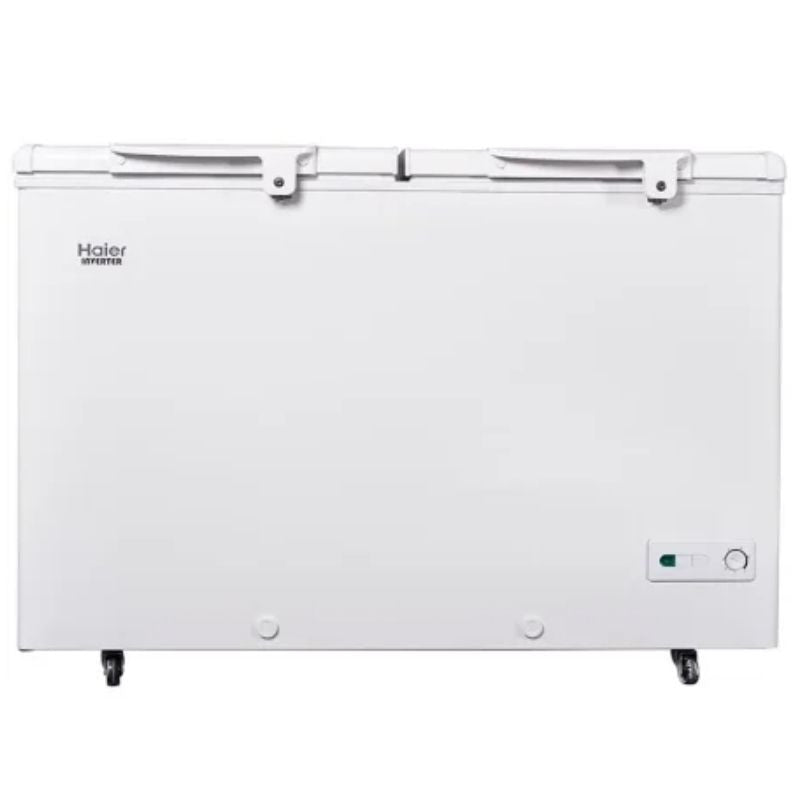 Haier HDF-385H Double Door 385 Liter 15 CF Deep Freezer With Official Warranty