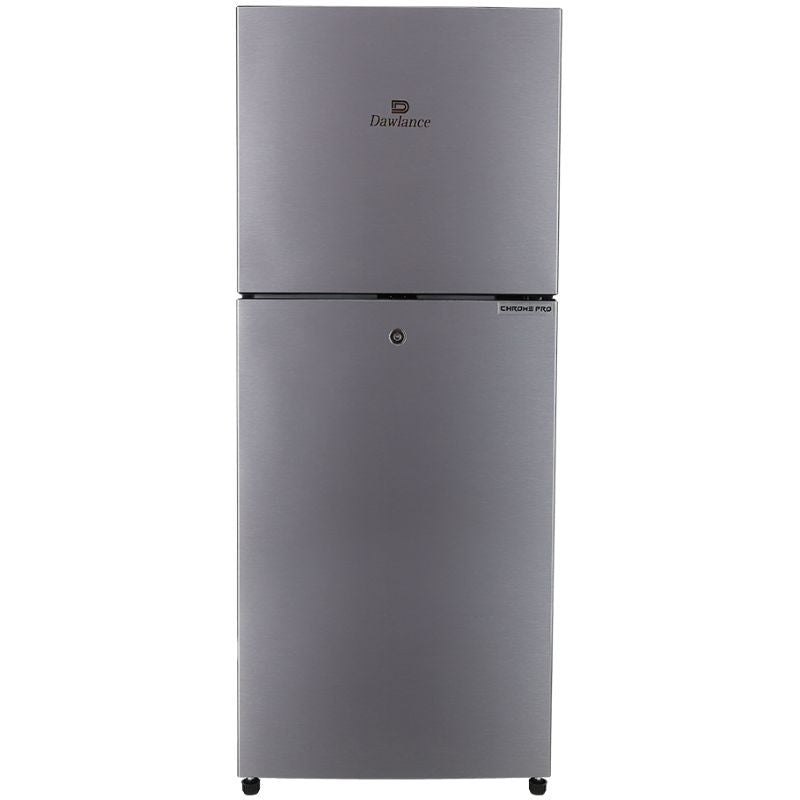 Dawlance 9169WB Chrome Pro Hairline Silver Double Door Refrigerator 11Cubic Feet With Official Warranty