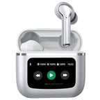 T68 Pro Small Screen Display New Wireless Earbuds wireless earbuds official image on BazaarYaar Pakistan