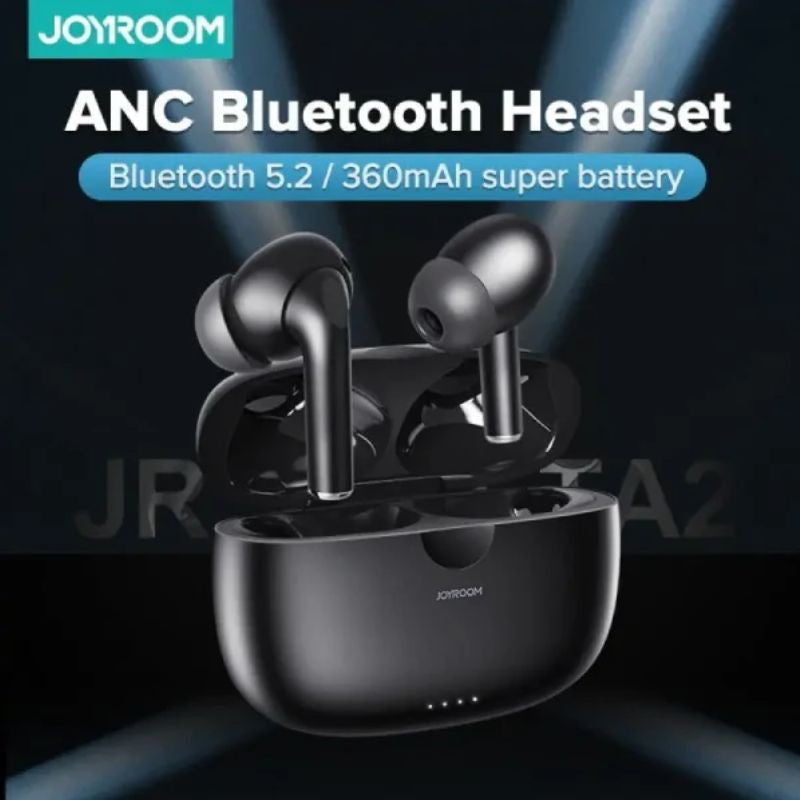 Joyroom JR-TA2 ANC Noise Reduction Wireless Earbuds With Official Warranty wireless earbuds official image on BazaarYaar Pakistan