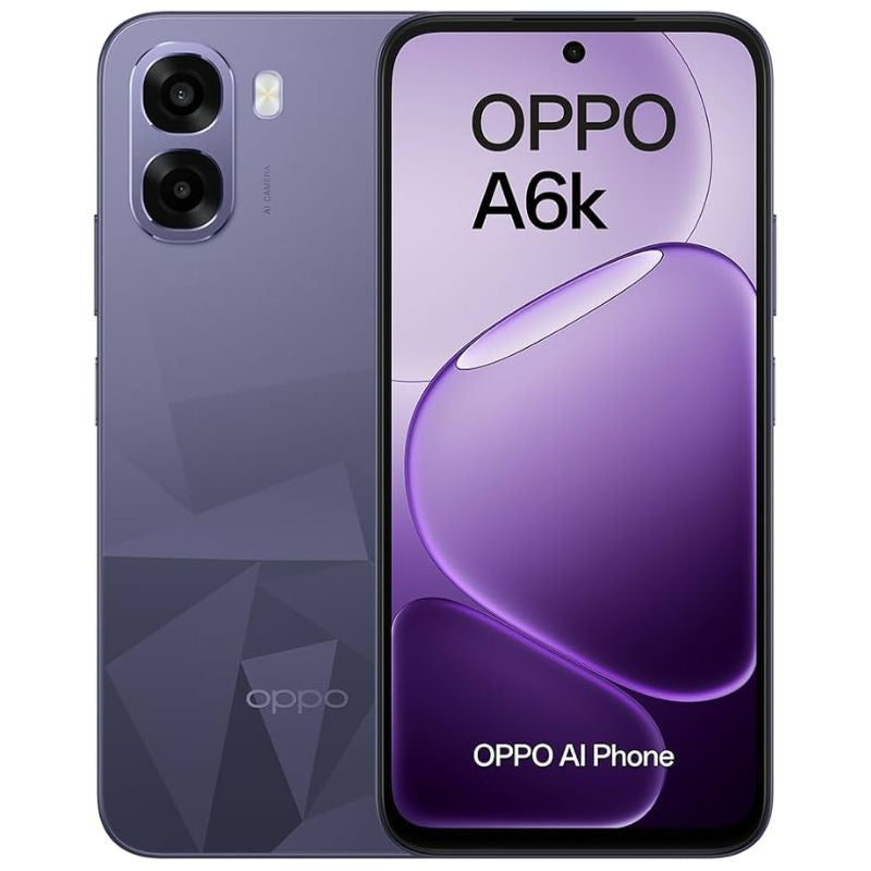 Oppo A6K 8GB/128GB official smartphone image BazaarYaar Pakistan