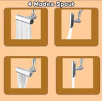 New 4 Modes Waterfall Kitchen Faucet Universal 720Ãƒâ€šÃ‚Â° Swivel Spout Sprayer Bathroom Basin Water Tap Extender Rainfall Sink Mixer