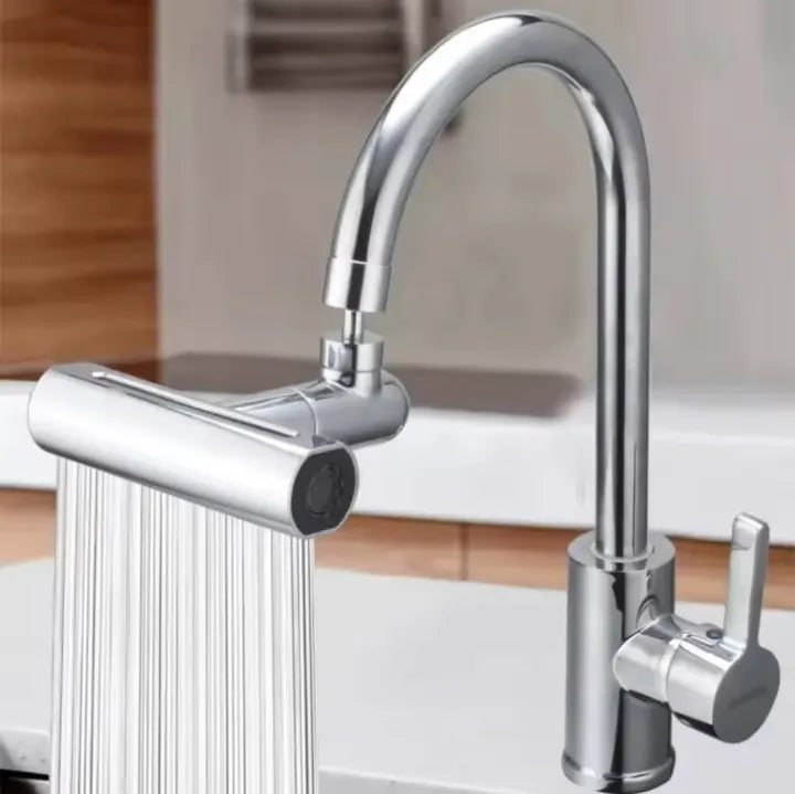 New 4 Modes Waterfall Kitchen Faucet Universal 720Ãƒâ€šÃ‚Â° Swivel Spout Sprayer Bathroom Basin Water Tap Extender Rainfall Sink Mixer