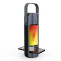 3-in-1 Portable LED Flame Light Speaker with Wireless Charger official image on BazaarYaar Pakistan