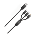 MAXON MX-531 Flash (3in1) Metal Braided Cable