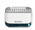 Automatic Soap Dispenser with Sponge Holder for Kitchen, Refillable Soap Container with Drain, Convenient Cleaning Tool