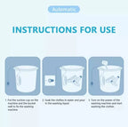Mini Washing Machine USB Rotating Turbine Portable Washing Machine For Socks Underwear Wash Dishes For Travel Home Business Trip