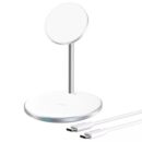 Choetech Qi MagSafe 15W 2 in 1 Magnetic Wireless Charger Stand for iPhone & AirPods – T581-F