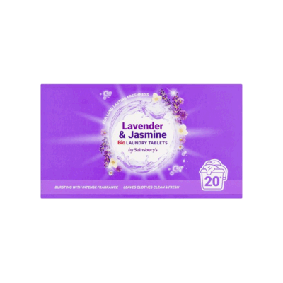 Sainsbury's Bio Laundry Tablets Lavender 40s