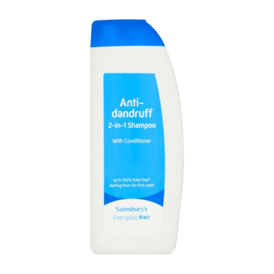 Sainsburys Anti Dandruff 2 in 1 Shampoo with Conditioner 500ml