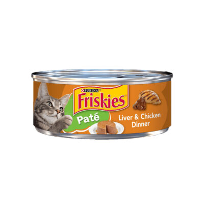 Friskies Pate Liver & Chicken Tin 156g