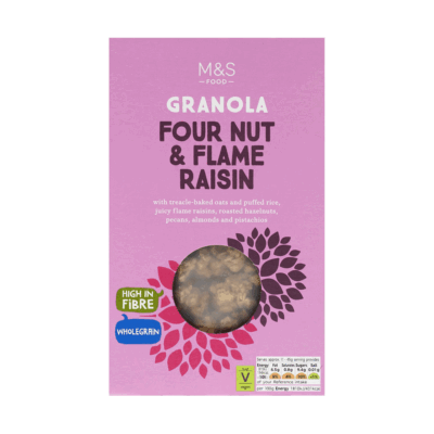 M&s Four Nut & Flame Raisin Granola 500g