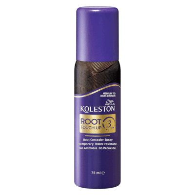 Wella Koleston Root Touch Up Medium To Dark Brown Hair Spray 75ml