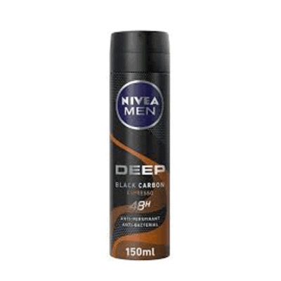 Nivea Deep Black Carbon Espresso Body Spray 150ml