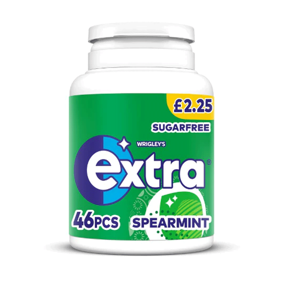 Extra Sugarfree Spearmints 46pcs 64g