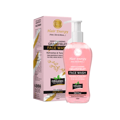 Hair Energy Skin Care Deep Cleansing Grapefruit Face Wash (for Oily Skin,acne ,blackkheads ) 125ml