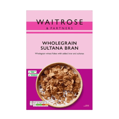 Waitrose Whole Grain Sultana Bran 750g