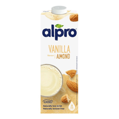 Alpro Almond Vanilla Flavour Low Fat 1LTR