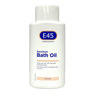 E45 Emollient Bath Oil Soap Free 500ml