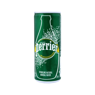 Perrier Sparkling Natural Mineral Water Can 250ml