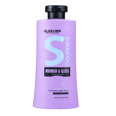 Luxliss Nourish & Gloss Shampoo 300ml