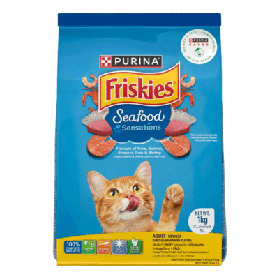 Friskies Seafood Sensations Adult Cat Food 1kg