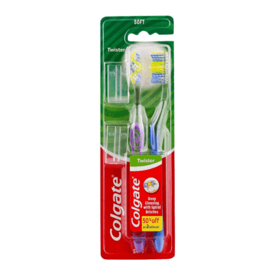 Colgate Twister Soft Tooth Brush 2s