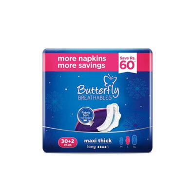 Butterfly Breathables Maxi Thick Long Pads 30`s