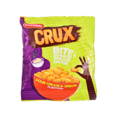 Bisconni Crux Sour Cream & Onion Flavored Bites Crackers